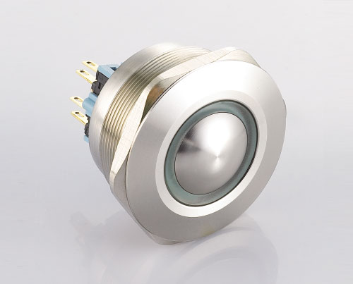 J40 Domed Ring Round With LED