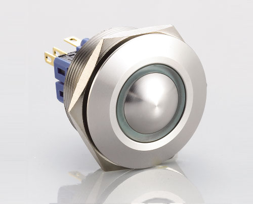 J30 Domed Ring Round With LED