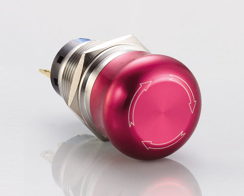 J19 Domed Head Metal E-STOP